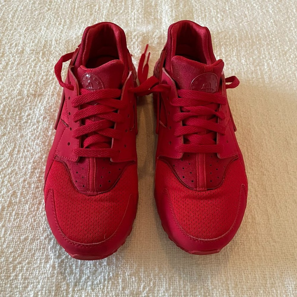 Nike Huarache Run University Red Big Kids' Shoes - Size 7Y
